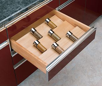 Expandable Wood Drawer Insert for Utensils - Thumbnail 5
