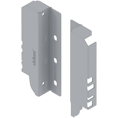 Blum TANDEMBOX B-Height Rear Fixing Bracket Set, Gray