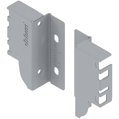 Blum TANDEMBOX M-Height Rear Fixing Bracket Set, Gray
