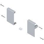 Blum TANDEMBOX M-Height Front Fixing Bracket Set for Interior Drawers, Gray