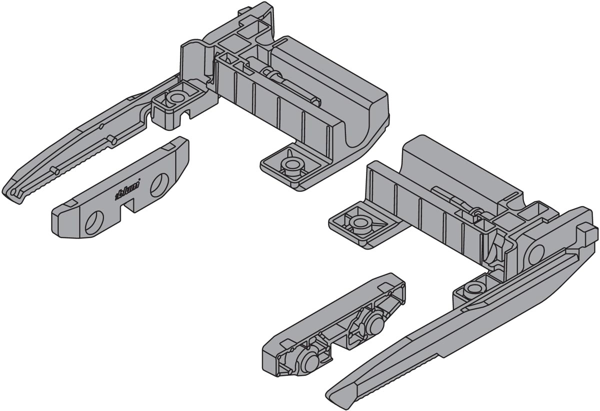 Blum 295H5750 - Tandem plus BLUMOTION & MOVENTO Pullout Shelf Lock