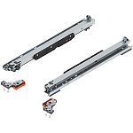 Blum 21" (533mm) MOVENTO 769R Heavy-Duty Bottom Mount, Concealed Soft-Close Over-Extension Drawer Slide - PAIR