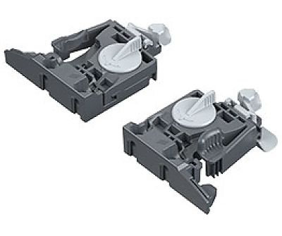 Hettich Quadro V6 2D Front Fixing Brackets for 5/8" Drawer Box - PAIR