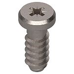 Blum #7 x 14.5mm System Screws - EACH (Nickel, #7 Pan Head, #2 Pozi Drive)