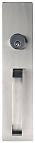 Detex 10/20 Series Rim Exit Trim - 03C Night Latch (630 - Satin Stainless Steel)