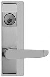 Detex V40/V50 Series Rim Exit Trim - 08BN Classroom Lever (689 - Aluminum Painted)