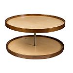 Century Walnut Creek Signature Series 28" (711mm) Full Circle Lazy Susan 2-Shelf Set without Hardware