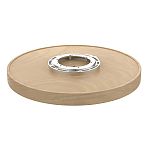Rev-A-Shelf 18" Wood Full-Circle Lazy Susan Single Shelf w/ Swivel Bearing