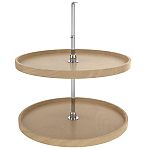 Rev-A-Shelf Wood 28" (711mm) Full Circle Lazy Susan 2-Shelf Set (Maple)