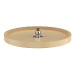 Rev-A-Shelf 20 in. Almond Polymer Single Shelf Full Circle Lazy Susan Set with Bottom Mount Hardware