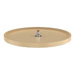Rev-A-Shelf 28 in. Almond Polymer Single Shelf Full Circle Lazy Susan Set with Bottom Mount Hardware
