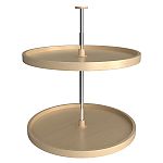 Rev-A-Shelf 28" (711mm) Banded Wood Full-Circle 2-Shelf Lazy Susan Set (Maple)