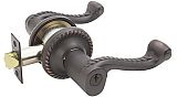 Emtek Rope Keyed Door Leverset w/Rope Rosette