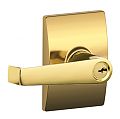 Schlage Elan Keyed Entry Door Lever Set with Century Trim