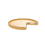 Rev-A-Shelf Craftsman Collection 32" Solid Maple Kidney-Shaped Lazy Susan for Corner Base Cabinets w/ Swivel Bearing and Black Accents