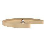 Rev-A-Shelf 28" Almond Polymer Single Shelf Kidney Shape Lazy Susan Set with Bottom Mount Hardware