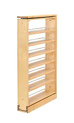 Rev-A-Shelf 6" Natural Maple (7) Shelf Pantry Filler Pullout  w/Height Opening 45" +