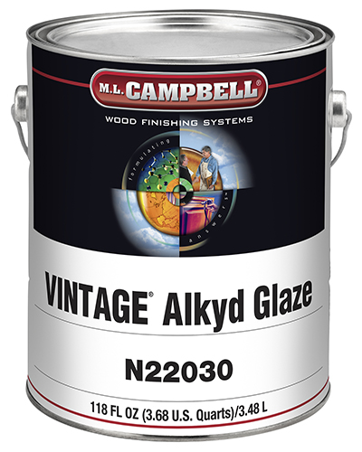 4430. ヴィンテージ ベア ライト パステル M.L. Campbell N22030-44 - Vintage Alkyd Glaze (1 Quart) | Hardware Hut