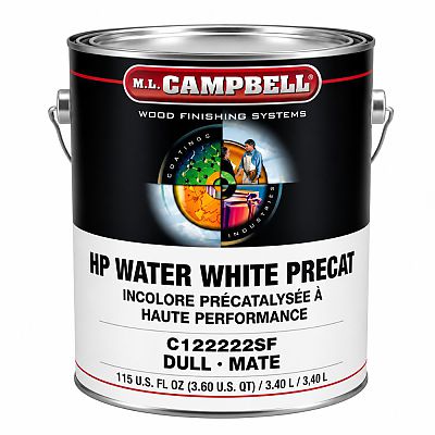 M.L. Campbell High Performance Water White Pre-Catalyzed Lacquer - Short Fill