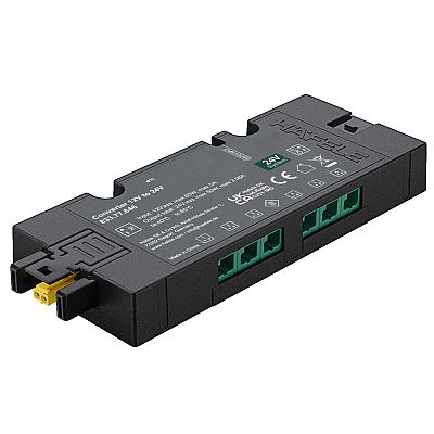 Hafele Loox5 Converter for Connecting 24V LED Devices to 12V Driver 6-Way Box-to-Box Distributor, with switching function - EACH
