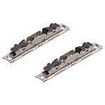 Blum AVENTOS HS/HL/HK and HK top Lift System Door Mounting Plate for Wood & Wide Aluminum Frame Doors, Screw-on (PAIR)