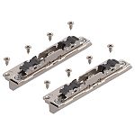 Blum AVENTOS HS/HL/HK and HK top Lift System Door Mounting Plate for Narrow Aluminum Frame Doors, Screw-on (PAIR)
