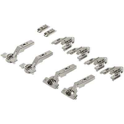 Blum AVENTOS HF top Wood or Wide Aluminum Door Hardware Set, for Frameless and Partial Overlay Face Frame