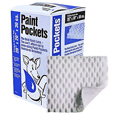 Paint Pockets 20" x 20" Booth Filter Pads - (30/Box)