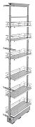 Rev-A-Shelf Pullout Pantry Shelving System with Soft-Close (9"W x 73-5/8"-80-3/4"H)