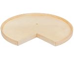 Century Components Magnum Series 28" Pie-Cut Lazy Susan, 2-Shelf Set w/Swivel Bearings