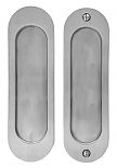 Linnea Stainless Steel Pocket Door Passage Set