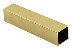 Solid Brass Tubing - 2" (51mm) Square - (Unlacquered)