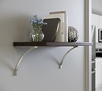 Ashley Norton 8" Solid Brass Curved Shelf Bracket
