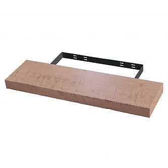 Designs of Distinction 10" (254mm) x 36" (914mm) Hand Scraped Rustic Floating Shelf - EACH (Unfinished)