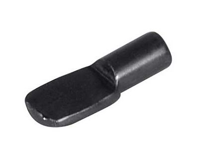 Hafele 5mm Spoon Clip, Wood Shelf Supports - EACH (Black)