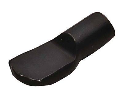 Hafele 1/4 Spoon Clip, Wood Shelf Supports - EACH (Black)