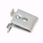 Knape and Vogt Shelf Clips w/Mounting Hole for 255 Shelf Standards - EACH (Zinc)