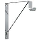 US Futaba 11" (279mm) Shelf and Closet Rod Bracket - For Round Rods - EACH (Chrome)