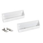 Rev-A-Shelf 11" (279mm) Sink Front Tip-Out Tray System w/Self-Holdin&reg; Hinges - SET (White)