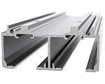 Cavity Sliders 96" (2438mm) CaviTrack By-Pass Sliding Door Track for 1-3/8" Doors - (Aluminum)