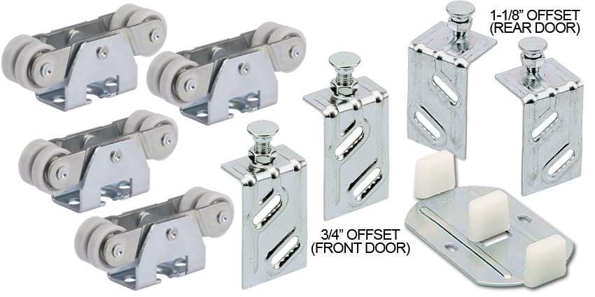 Hettich 113-335-8 - Grant 72-134 By-Pass Door, Ball-Bearing