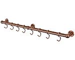 US Futaba 23-5/8" (600mm) Indoor/Outdoor Utensil Rail Kit (Antique Copper)
