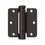 Deltana Steel Single Action Spring Hinge 3-1/2" (89mm) x 3-1/2" (89mm) - 1/4" Radius Corner - EACH