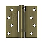 Deltana Steel Single Action Spring Hinge 4" (102mm) x 4" (102mm) - Square Corner - EACH