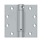 Deltana Steel Single Action Spring Hinge 4-1/2" (114mm) x 4-1/2" (114mm) - Square Corner - EACH