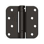 Deltana Steel Single Action Spring Hinge 4" (102mm) x 4" (102mm) - 5/8" Radius Corner - Therma-Tru Hole Pattern - EACH