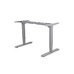 Peter Meier Electric Adjustable Desk/Table Base with 4-Setting Programmable Memory - For 30" Deep Tops - (Grey)