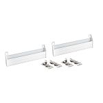 Rev-A-Shelf 11" White Polymer Slim Series Tip-Out Sink Front Trays w/ Hinges
