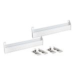 Rev-A-Shelf 14" Polymer White Tab Stop Tip-Out Sink Front Tray
