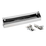 Rev-A-Shelf 14-1/4" Stainless-Steel Tip-Out Tray w/ Soft-Close Hinges for Sink Base Cabinets